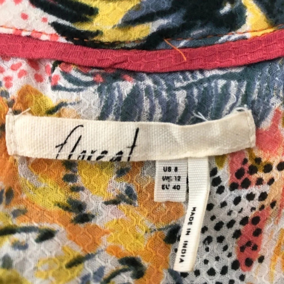 Anthropologie top size small/medium print top. - Picture 3 of 5